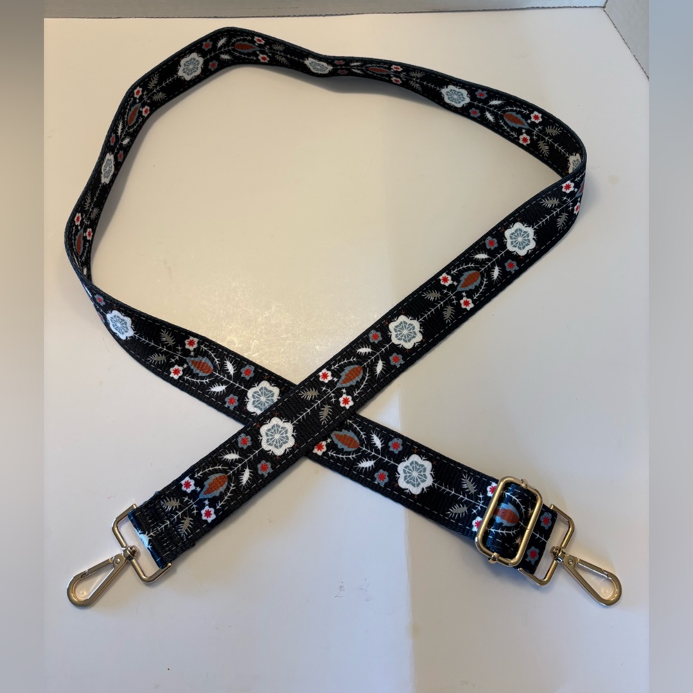Purse Strap - Blue Multi - Expands to 50”